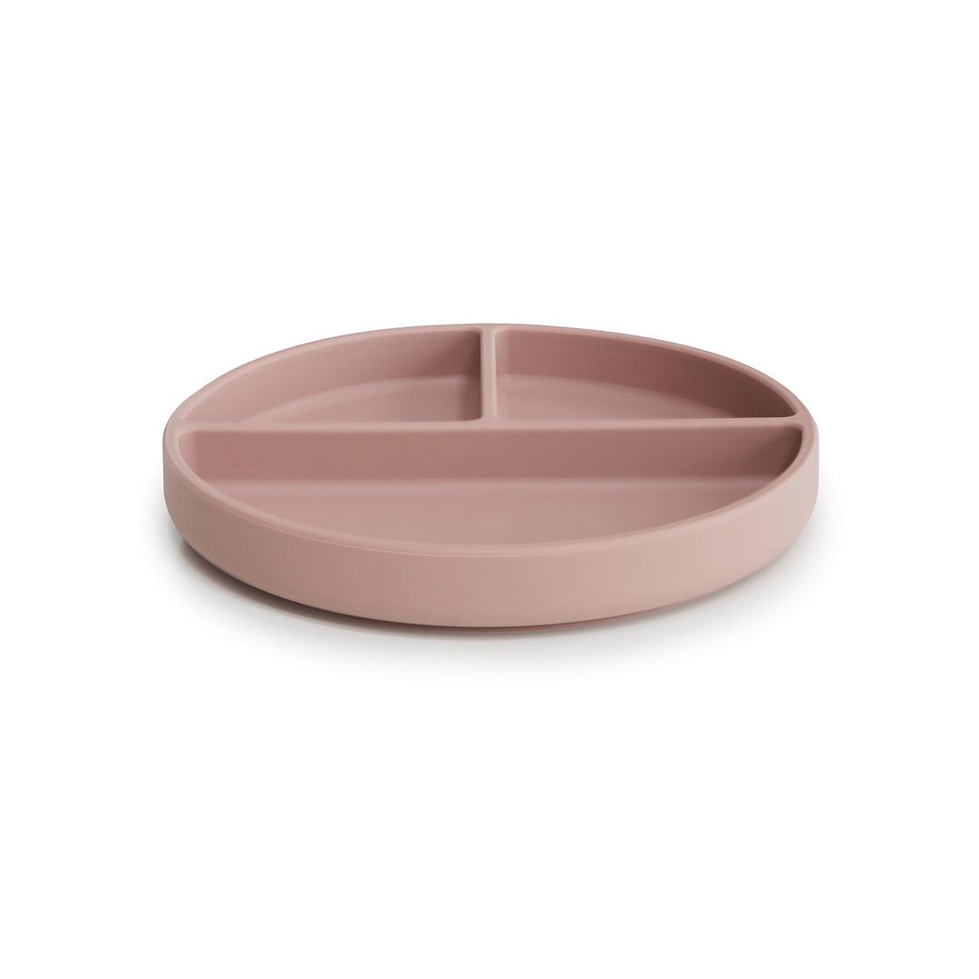 Mushie Silicone Suction Plate - Blush-Plates-Blush-18,5 cm (Diameter) | Natural Baby Shower