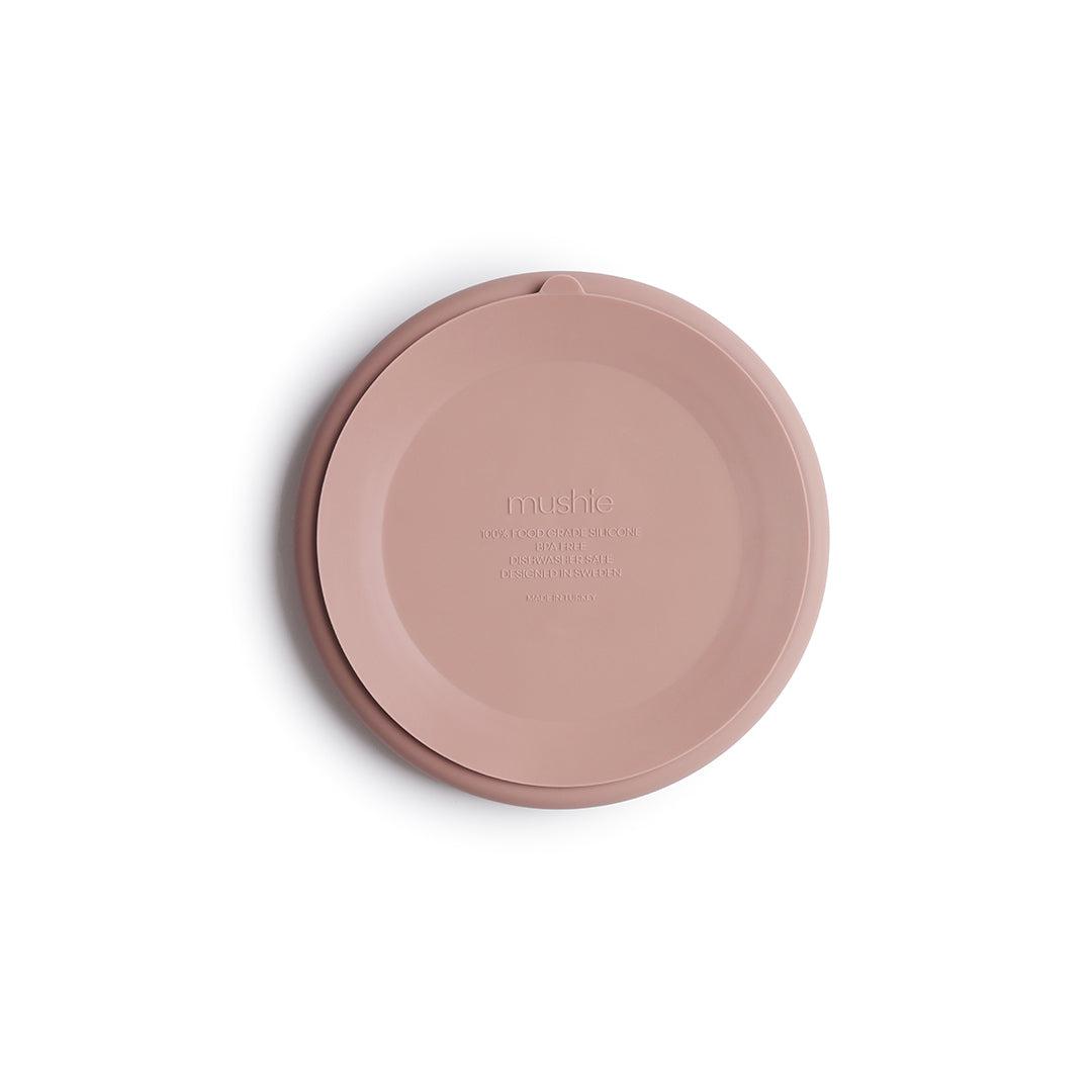 Mushie Silicone Suction Plate - Blush-Plates-Blush-18,5 cm (Diameter) | Natural Baby Shower