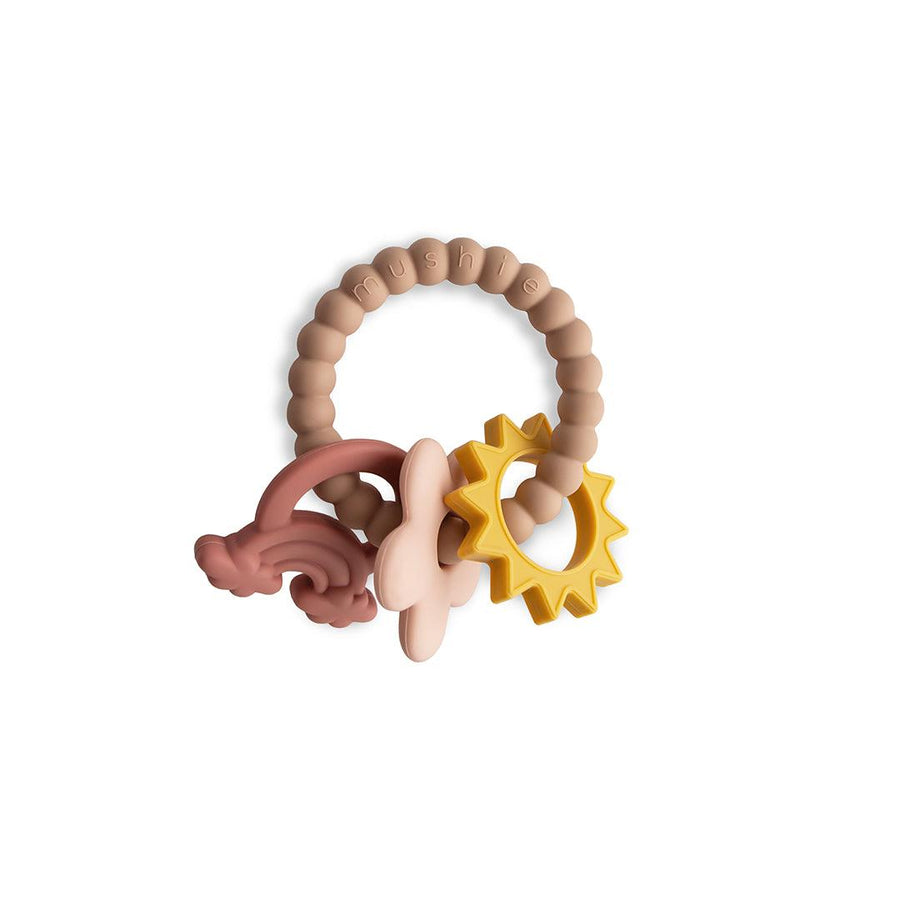 Mushie Teething Ring - Nature-Teethers-Nature-3+ months | Natural Baby Shower