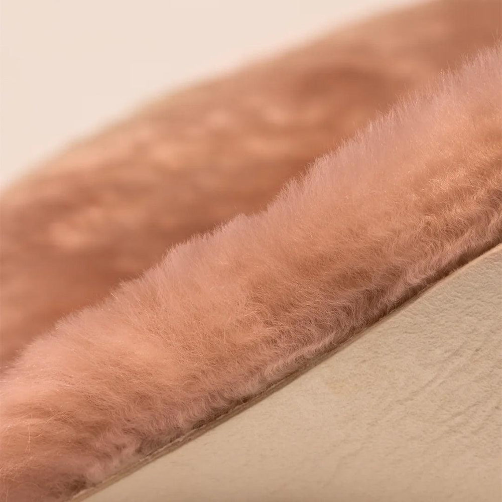 Naturally Sheepskins Snuggler Sheepskin Pram Liner - Rose Gold-Seat Liners-Rose Gold-69 x 34cm | Natural Baby Shower