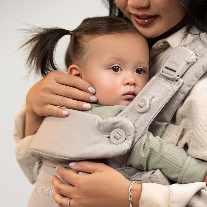 Nuna CUDL Luxe Cashmere Baby Carrier - Pearl-Baby Carriers-Pearl- | Natural Baby Shower