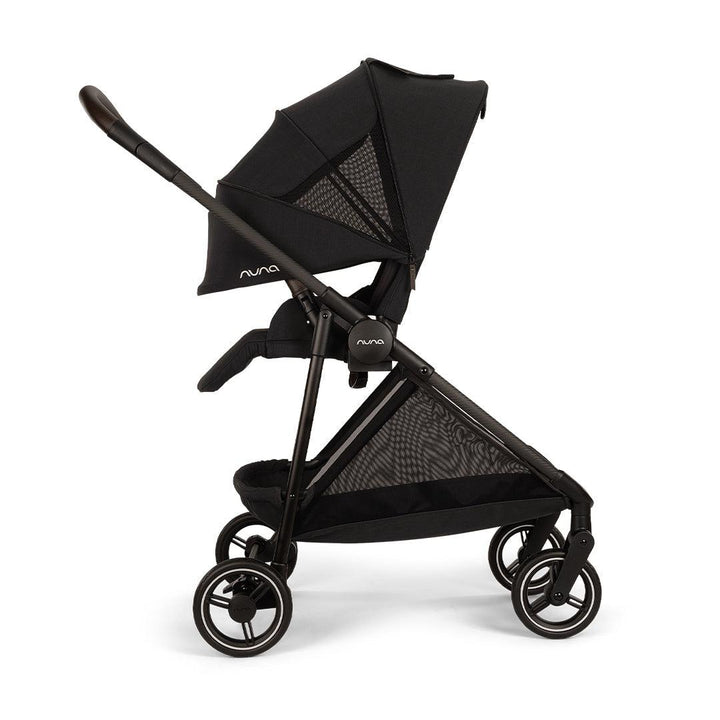 Nuna IXXA NEXT Compact Stroller - Caviar-Strollers-Caviar-No Carrycot | Natural Baby Shower