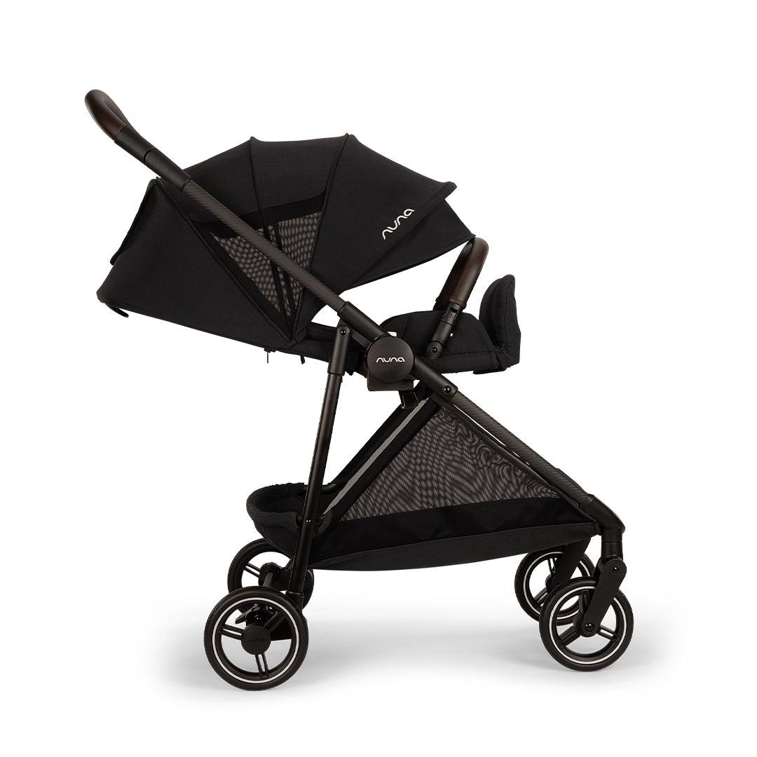 Nuna IXXA NEXT Compact Stroller - Caviar-Strollers-Caviar-No Carrycot | Natural Baby Shower