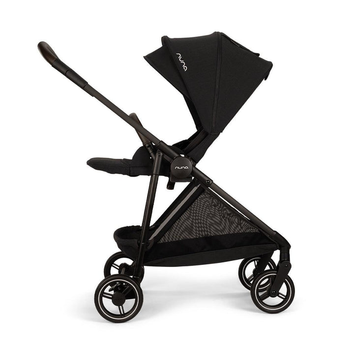 Nuna IXXA NEXT Compact Stroller - Caviar-Strollers-Caviar-No Carrycot | Natural Baby Shower