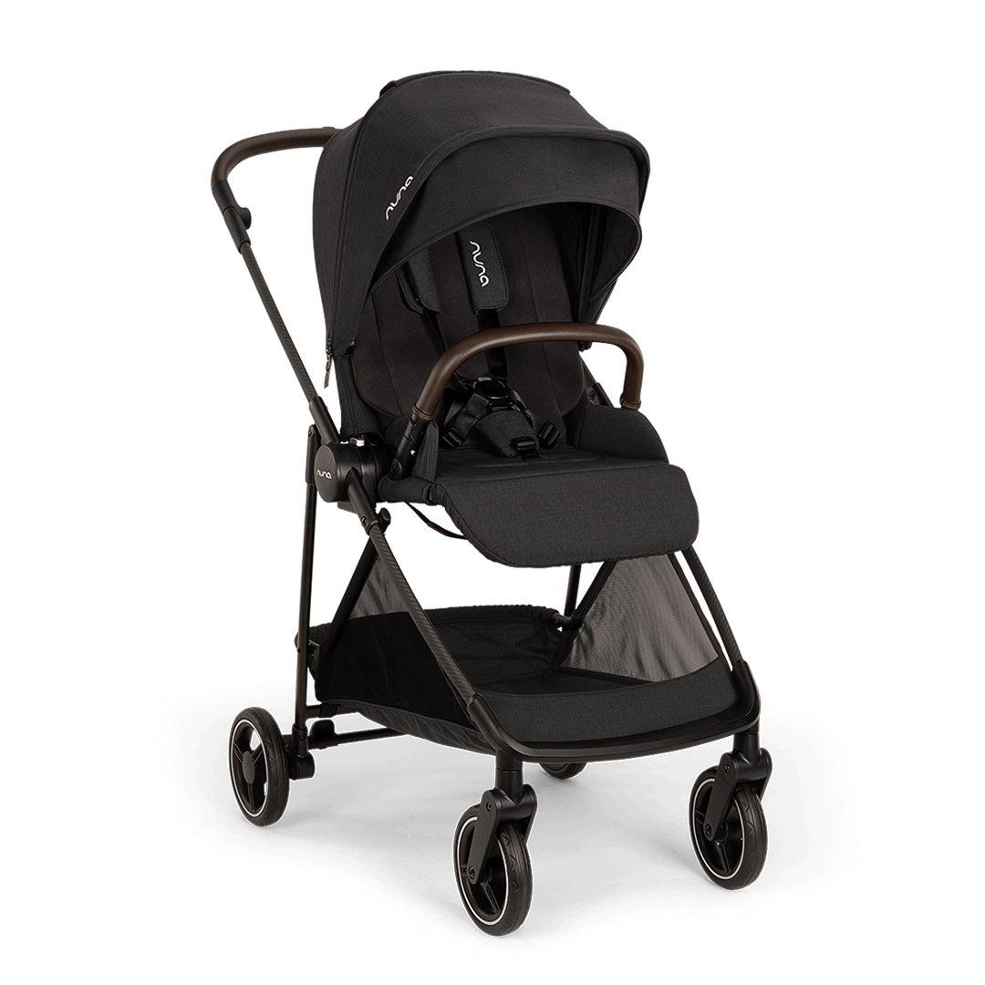 Nuna IXXA NEXT Compact Stroller - Caviar-Strollers-Caviar-No Carrycot | Natural Baby Shower