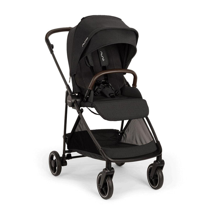 Nuna IXXA NEXT Compact Stroller - Caviar-Strollers-Caviar-No Carrycot | Natural Baby Shower