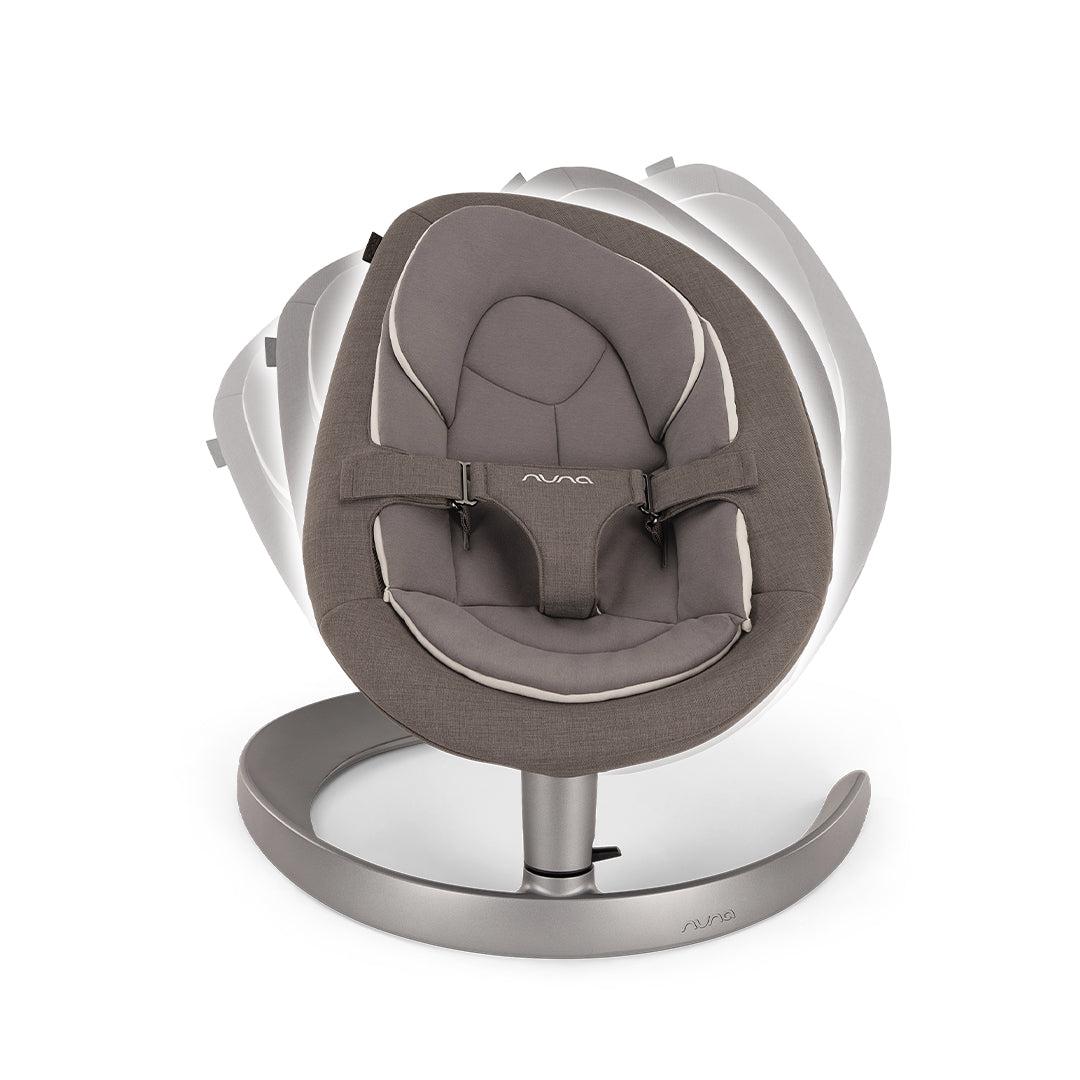 Nuna LEAF Grow Bouncer - Granite-Baby Bouncers-Granite- | Natural Baby Shower