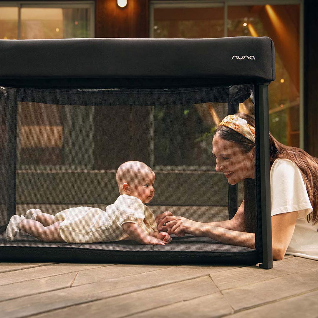 Nuna PAAL Travel Cot - Caviar