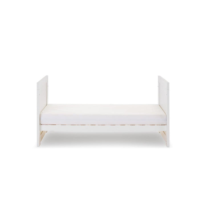 Obaby Nika Mini Cot Bed - White Wash-Cot Beds-White Wash-No Mattress | Natural Baby Shower