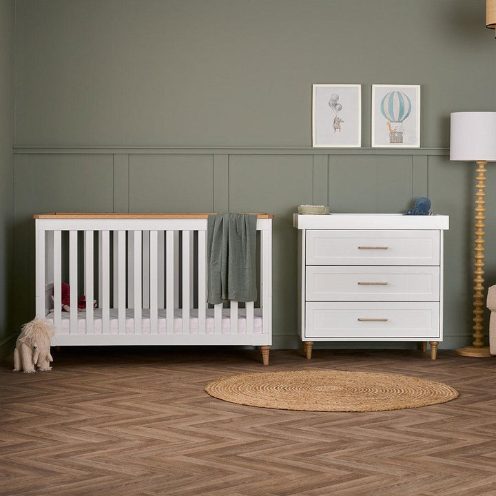 Obaby Orla 2 Piece Room Set - White-Nursery Sets-White- | Natural Baby Shower