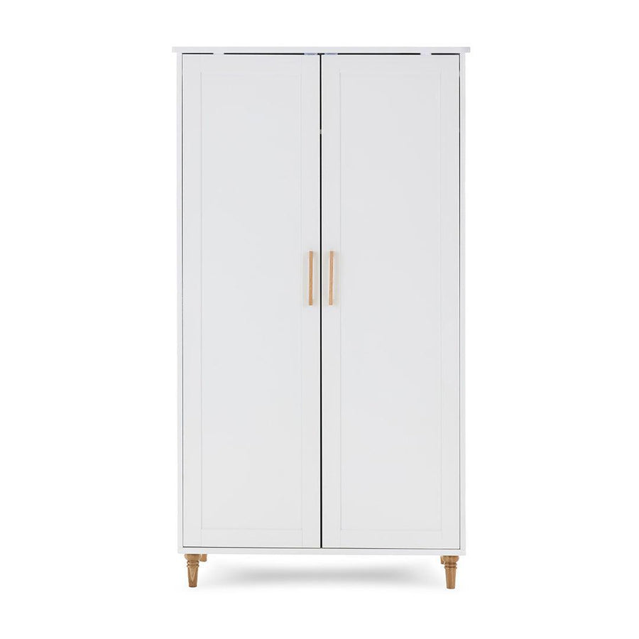 Obaby Orla Double Wardrobe - White-Wardrobes-White- | Natural Baby Shower