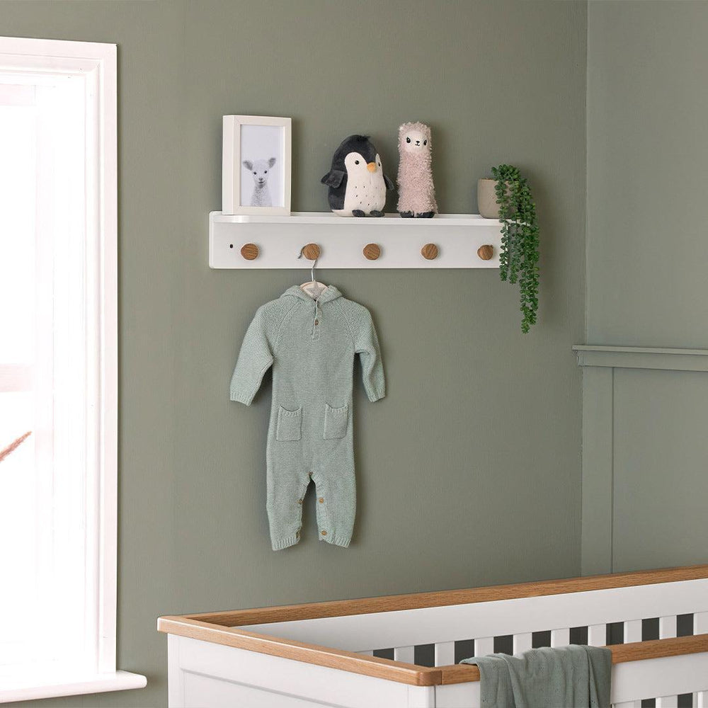 Obaby Orla Wall Shelf - White-Shelves-White- | Natural Baby Shower