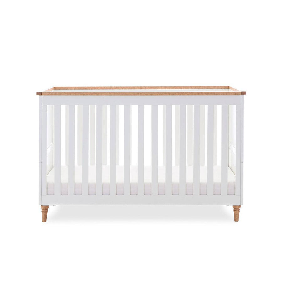 Obaby Orla Cot Bed - White-Cot Beds-White- | Natural Baby Shower