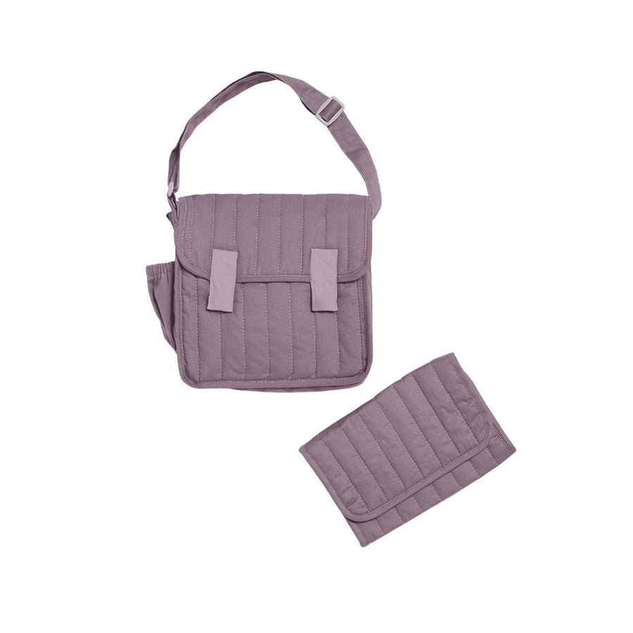 Olli Ella Carrie Convertible Changing Set - Lavender-Play Bags + Purses-Lavender- | Natural Baby Shower