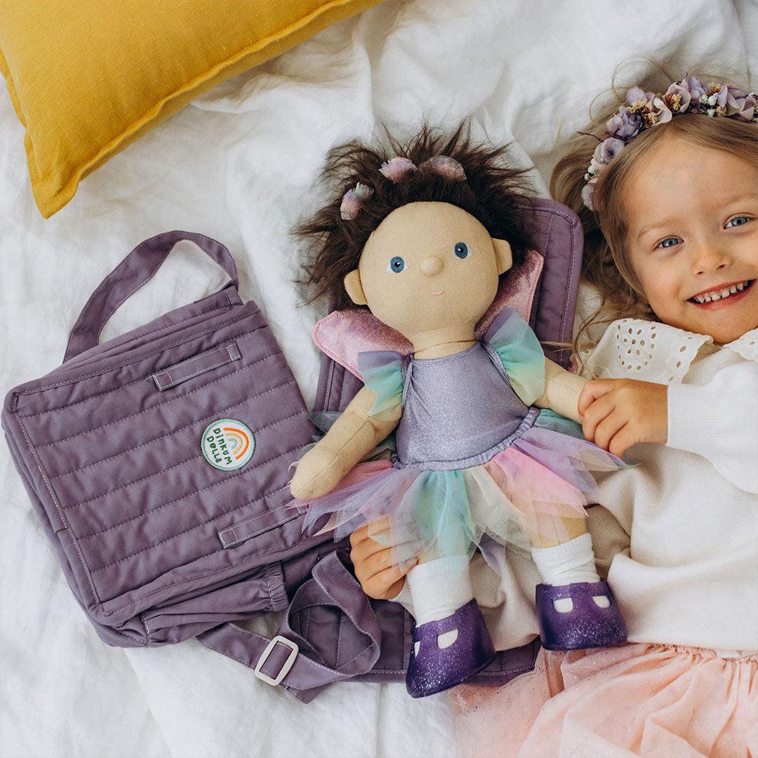 Olli Ella Carrie Convertible Changing Set - Lavender-Play Bags + Purses-Lavender- | Natural Baby Shower