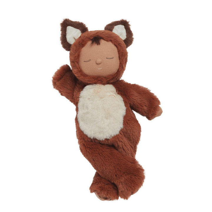 Olli Ella Cozy Dinkums Fox Doll - Finnley - Rust-Dolls-Finnley-Rust | Natural Baby Shower