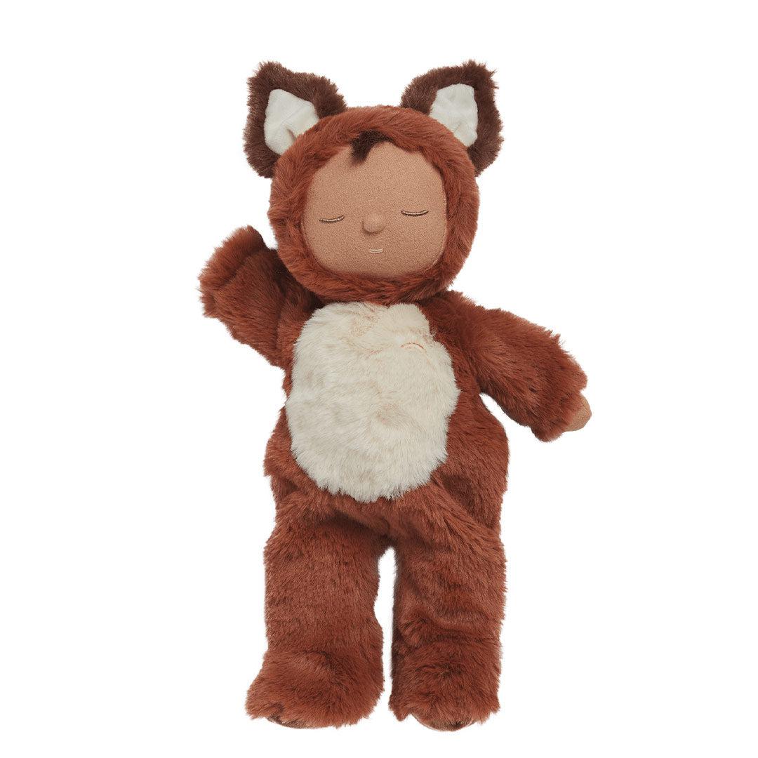 Olli Ella Cozy Dinkums Fox Doll - Finnley - Rust-Dolls-Finnley-Rust | Natural Baby Shower