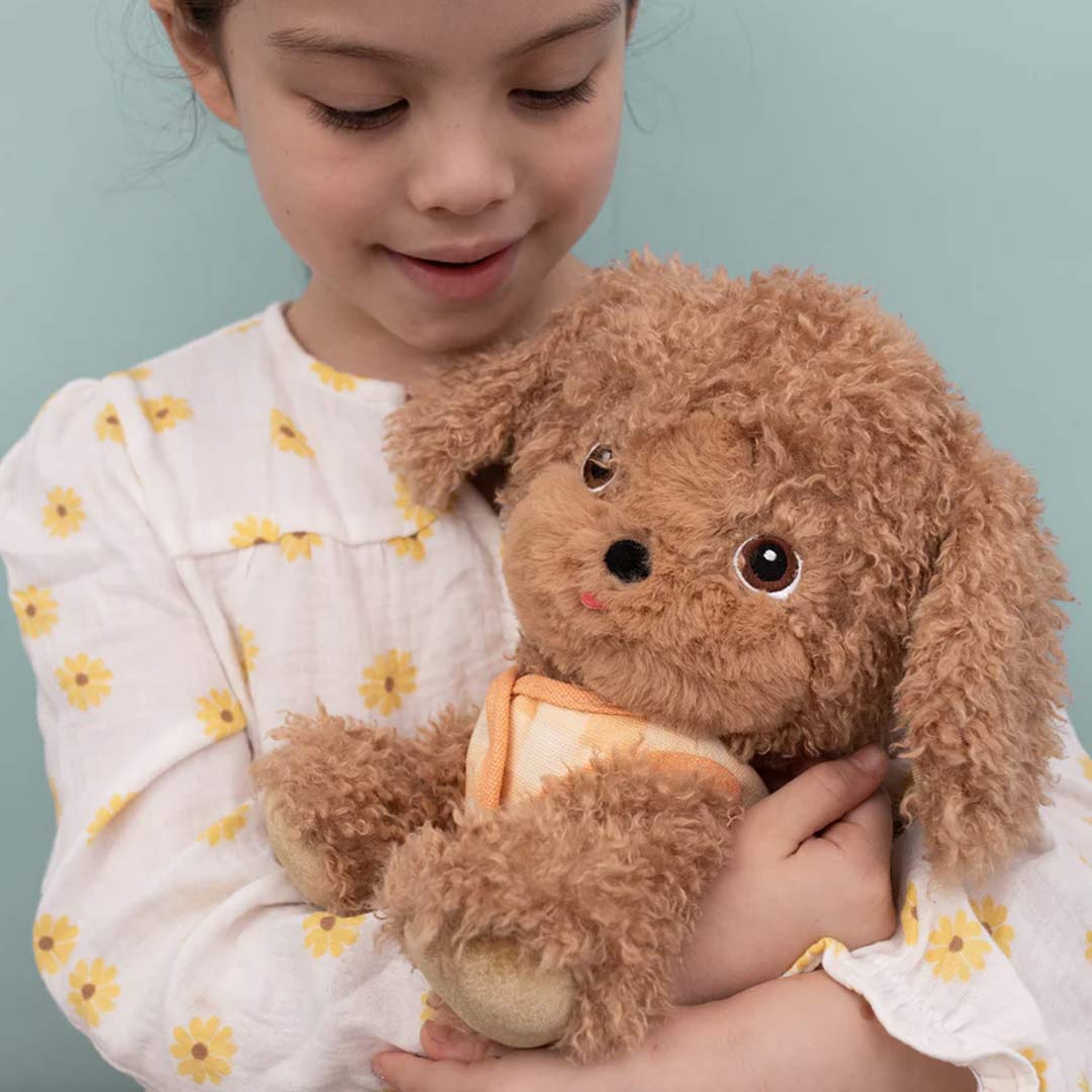 Olli Ella Dinkum Dog - Goldie-Soft Toys-Goldie- | Natural Baby Shower