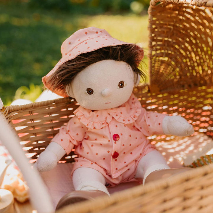 Olli Ella On The Go Outfit - Strawberry-Dolls Accessories-Strawberry- | Natural Baby Shower