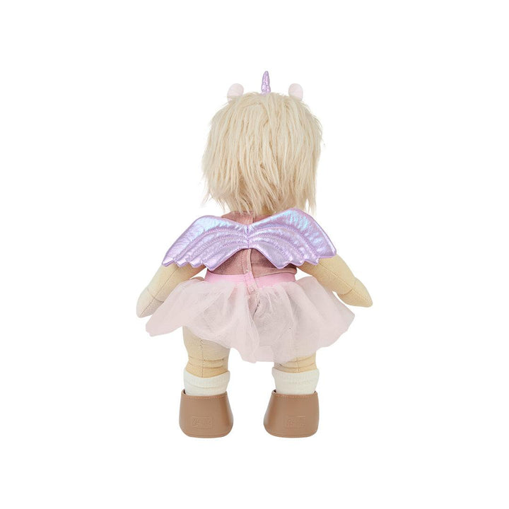 Olli Ella Dinkum Unicorn Outfit - Pink-Soft Toys-Pink- | Natural Baby Shower