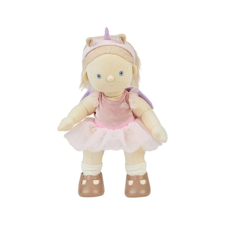 Olli Ella Dinkum Unicorn Outfit - Pink-Soft Toys-Pink- | Natural Baby Shower