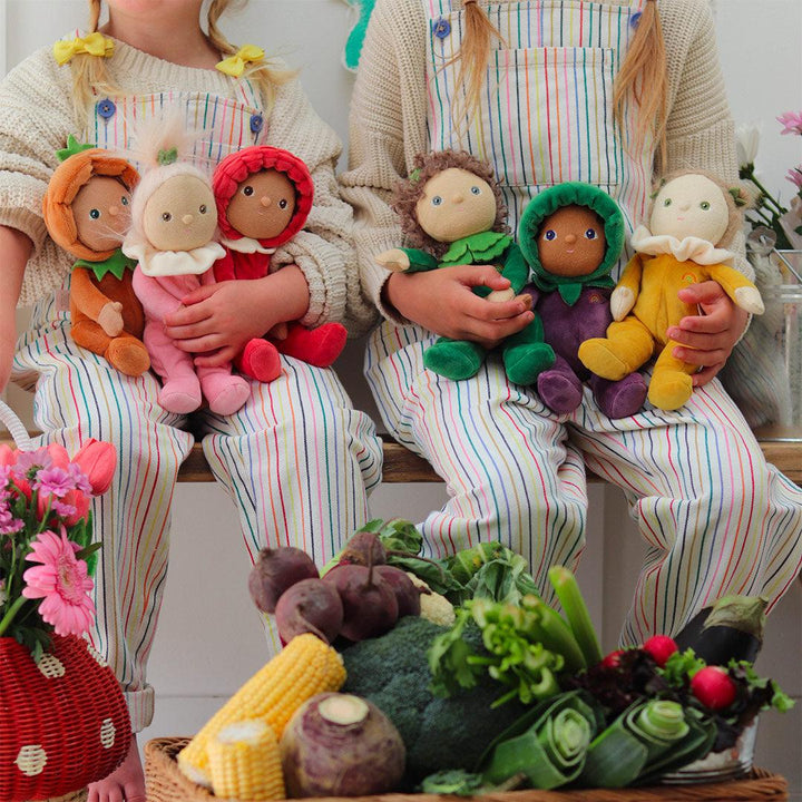 Olli Ella Dinky Dinkum Doll - Cora Corn - Yellow-Dolls-Cora Corn-Yellow | Natural Baby Shower