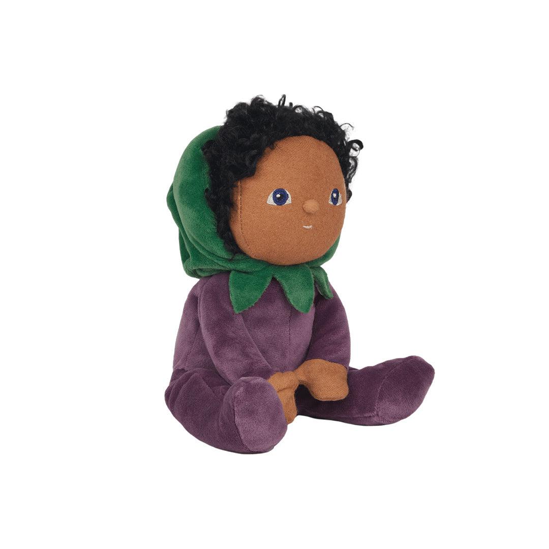 Olli Ella Dinky Dinkum Doll - Ellis Eggplant - Purple-Dolls-Ellis Eggplant-Purple | Natural Baby Shower