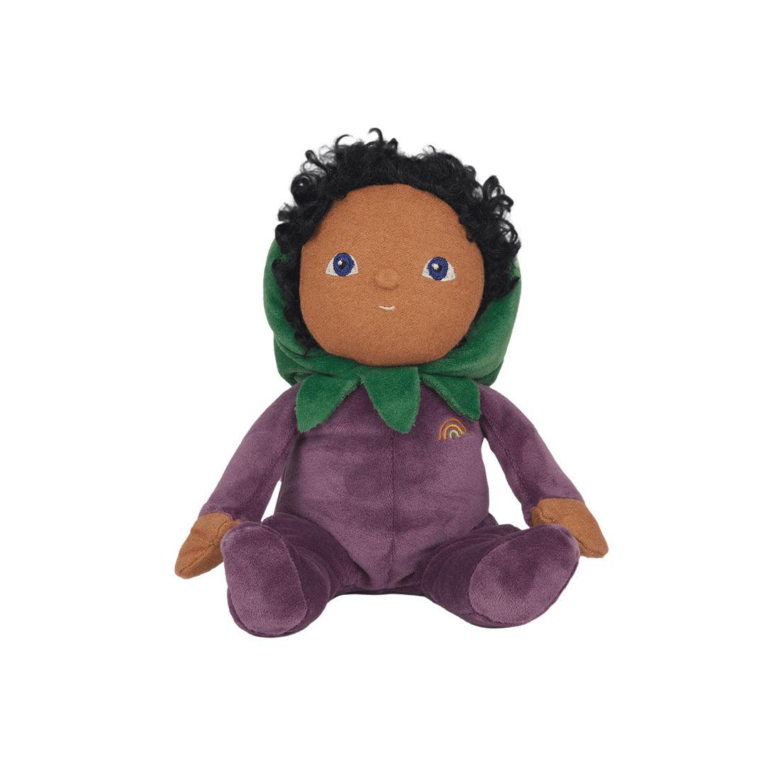 Olli Ella Dinky Dinkum Doll - Ellis Eggplant - Purple-Dolls-Ellis Eggplant-Purple | Natural Baby Shower