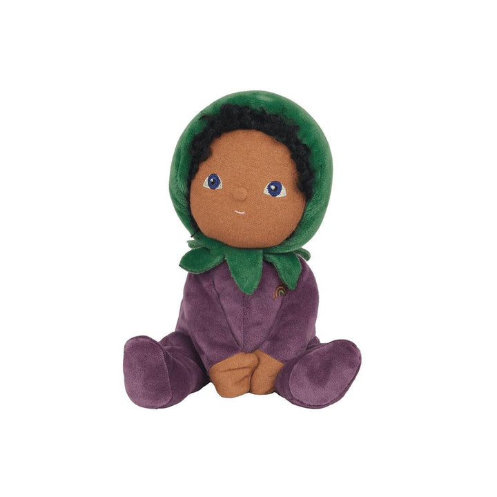 Olli Ella Dinky Dinkum Doll - Ellis Eggplant - Purple-Dolls-Ellis Eggplant-Purple | Natural Baby Shower