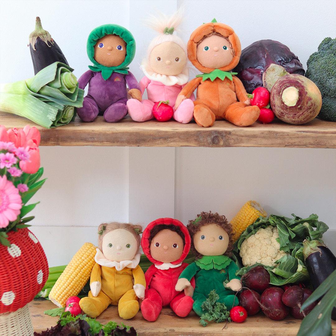 Olli Ella Dinky Dinkum Doll - Gene Greens - Green-Dolls-Gene Greens-Green | Natural Baby Shower