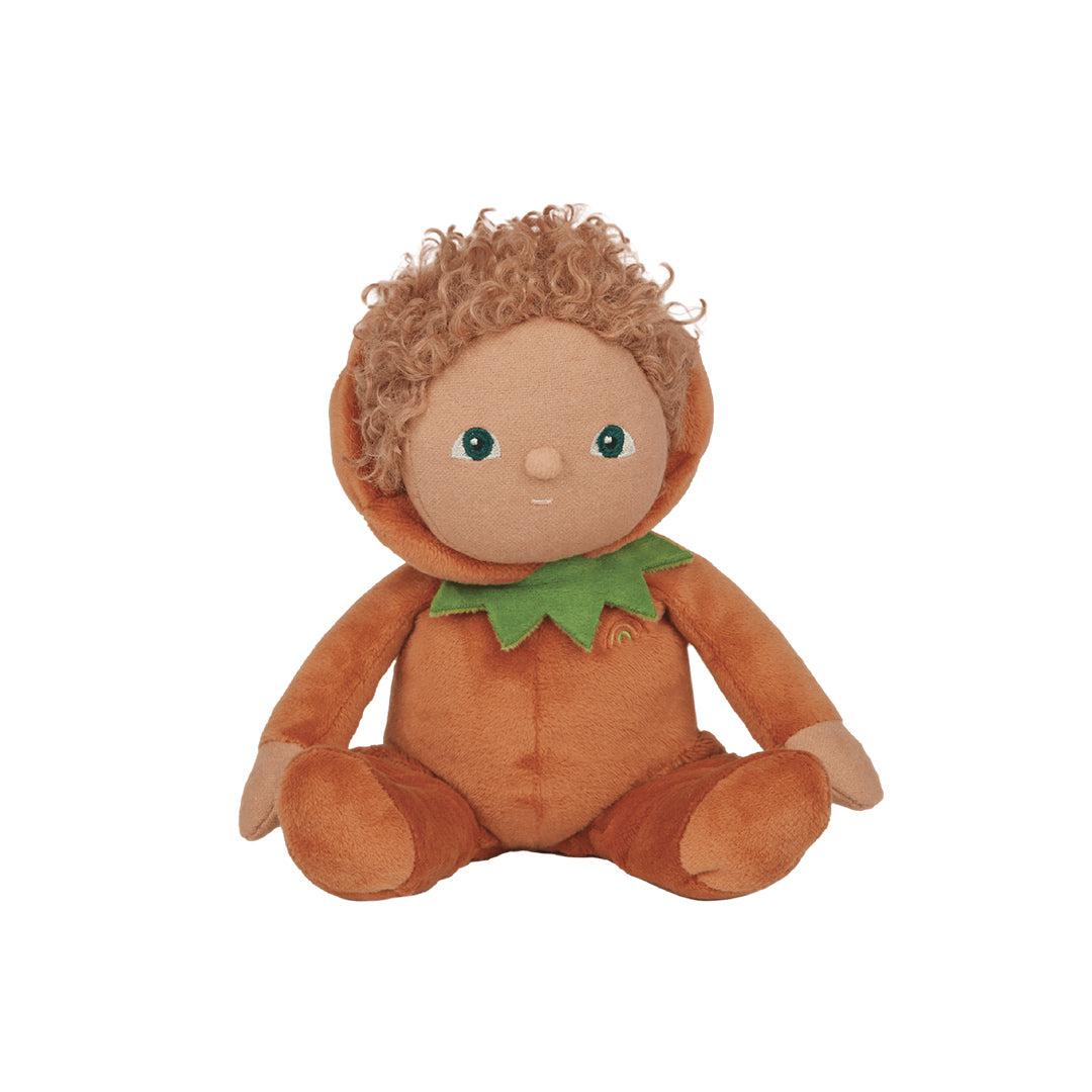 Olli Ella Dinky Dinkum Doll - Perry Pumpkin - Orange-Dolls-Perry Pumpkin-Orange | Natural Baby Shower