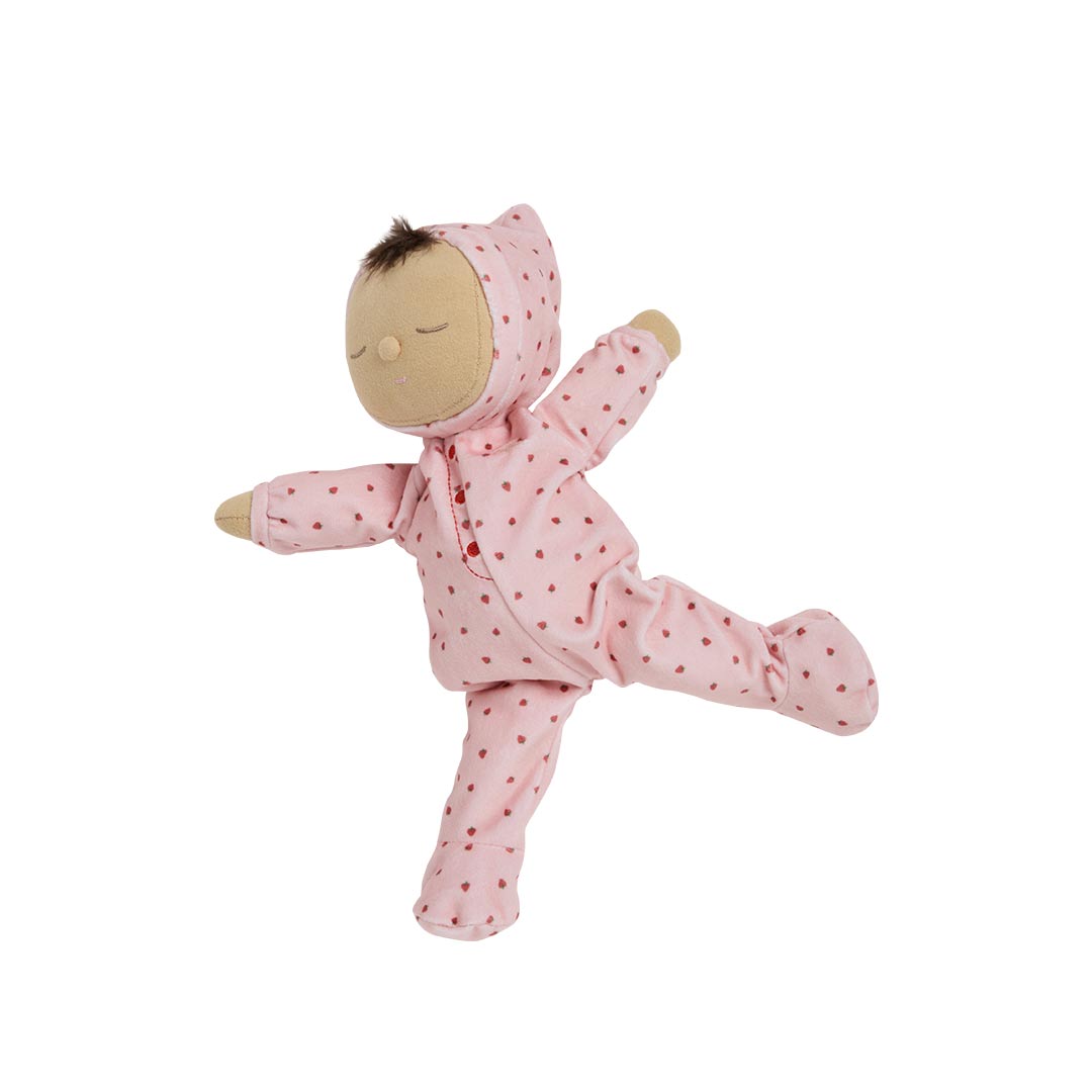 Olli Ella Dozy Dinkum Doll - Pip Strawberry-Dolls-Strawberry- | Natural Baby Shower