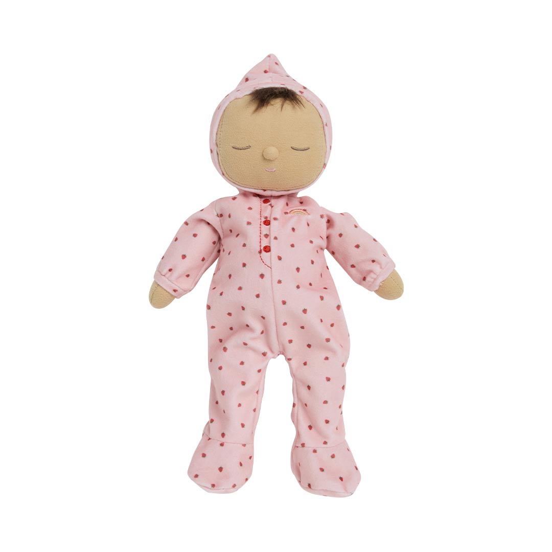 Olli Ella Dozy Dinkum Doll - Pip Strawberry-Dolls-Strawberry- | Natural Baby Shower