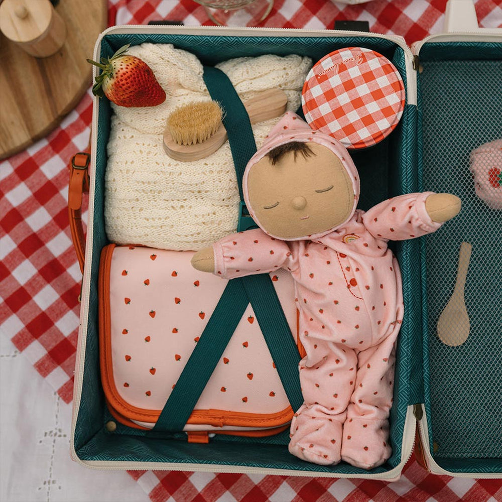 Olli Ella Dozy Dinkum Doll - Pip Strawberry-Dolls-Strawberry- | Natural Baby Shower