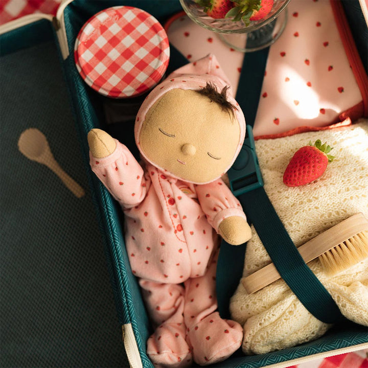 Olli Ella Dozy Dinkum Doll - Pip Strawberry-Dolls-Strawberry- | Natural Baby Shower