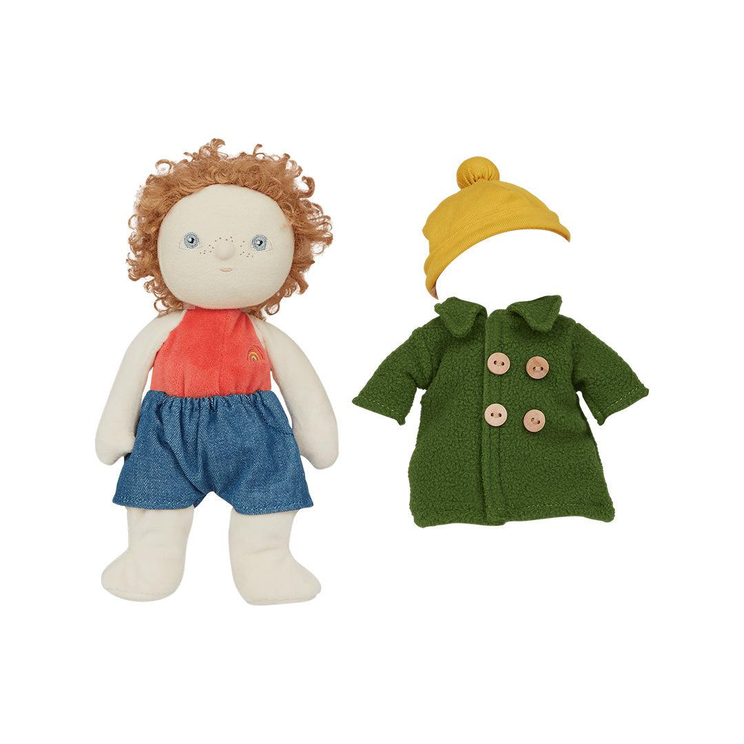 Olli Ella Dress Me Dinky - Charlie Chestnut - Green-Dolls-Green- | Natural Baby Shower