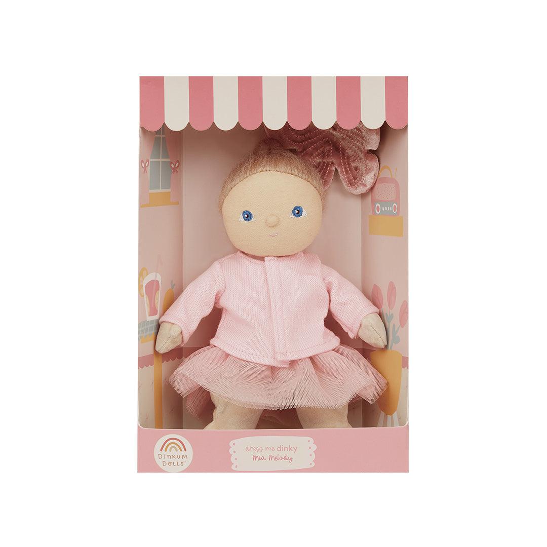 Olli Ella Dress Me Dinky - Mia Melody - Pink-Dolls-Pink- | Natural Baby Shower