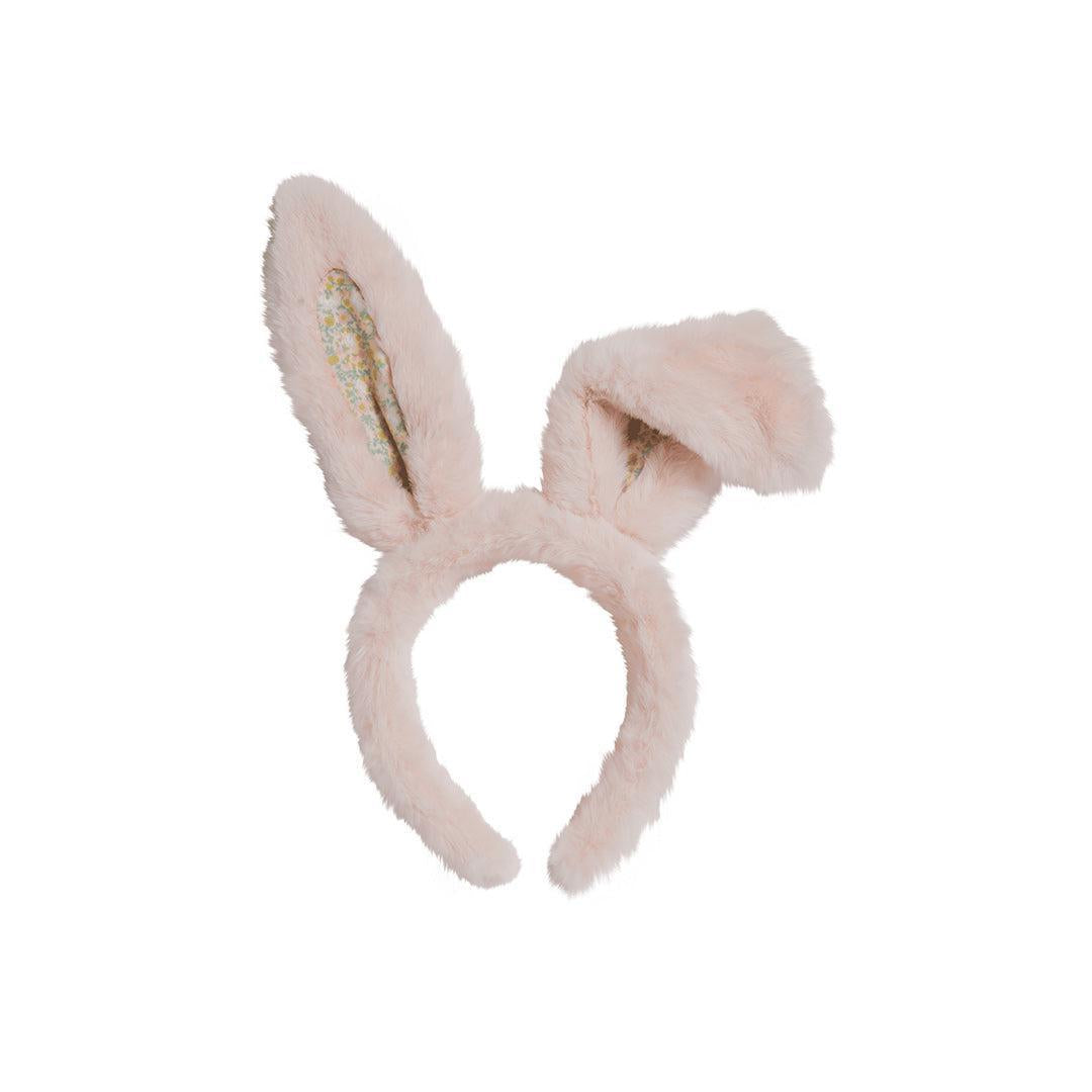 Olli Ella Fluffle Bunny Ear Headband - Pink-Headbands-Pink- | Natural Baby Shower