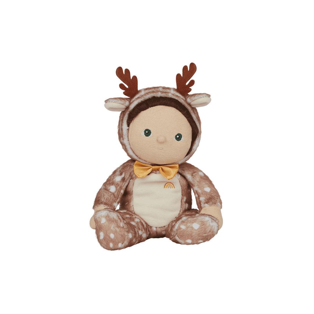 Olli Ella Dinky Dinkum Dolls - Riley Reindeer - Tan-Dolls-Riley Reindeer /Tan- | Natural Baby Shower