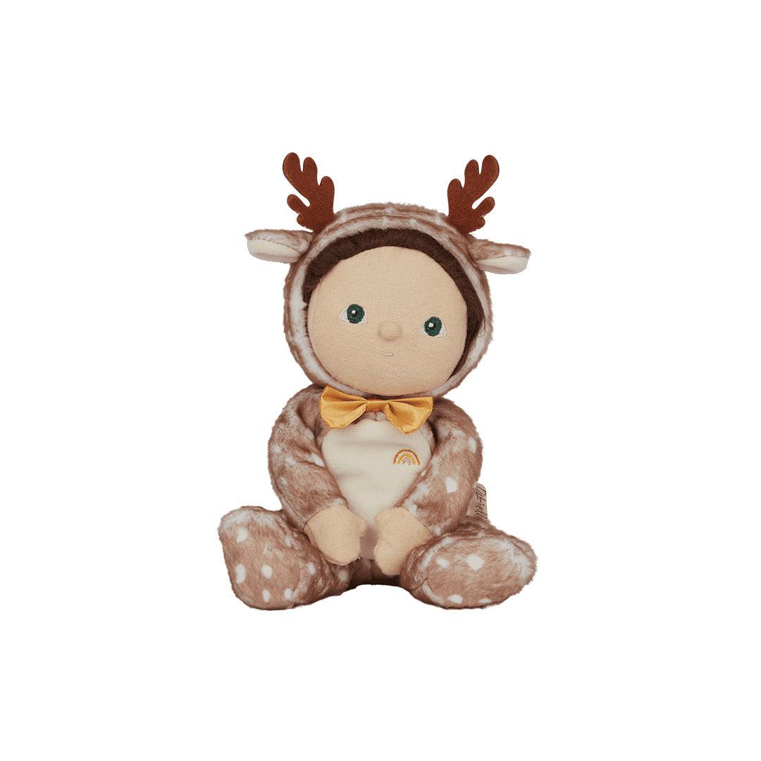 Olli Ella Dinky Dinkum Dolls - Riley Reindeer - Tan-Dolls-Riley Reindeer /Tan- | Natural Baby Shower