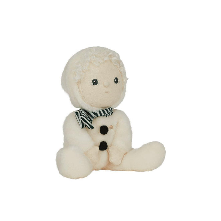 Olli Ella Dinky Dinkum Dolls - Sidney Snowman - White-Dolls-Sidney Snowman /White- | Natural Baby Shower