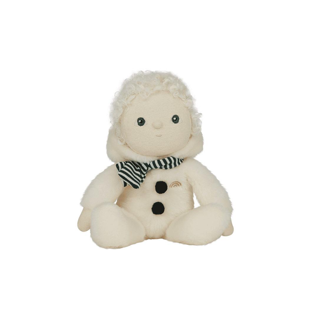 Olli Ella Dinky Dinkum Dolls - Sidney Snowman - White-Dolls-Sidney Snowman /White- | Natural Baby Shower