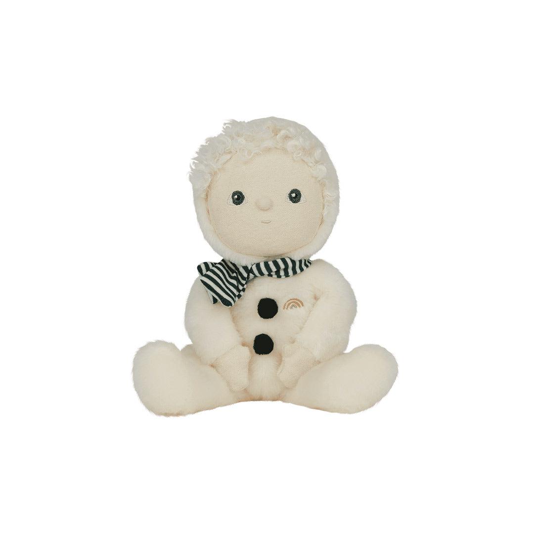 Olli Ella Dinky Dinkum Dolls - Sidney Snowman - White-Dolls-Sidney Snowman /White- | Natural Baby Shower