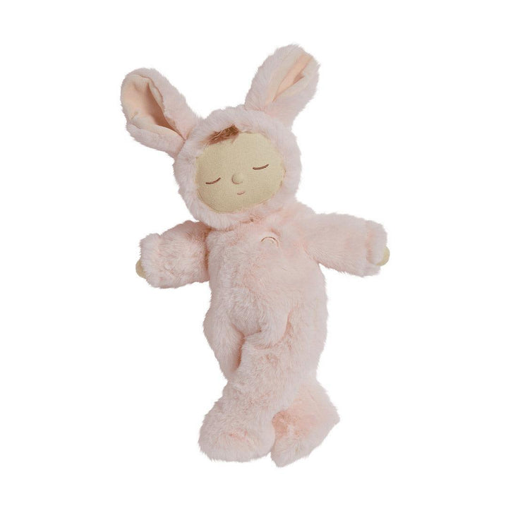 Olli Ella Lullaby Cozy Dinkum - Bunny Moppet - Pink-Dolls-Bunny Moppet- | Natural Baby Shower