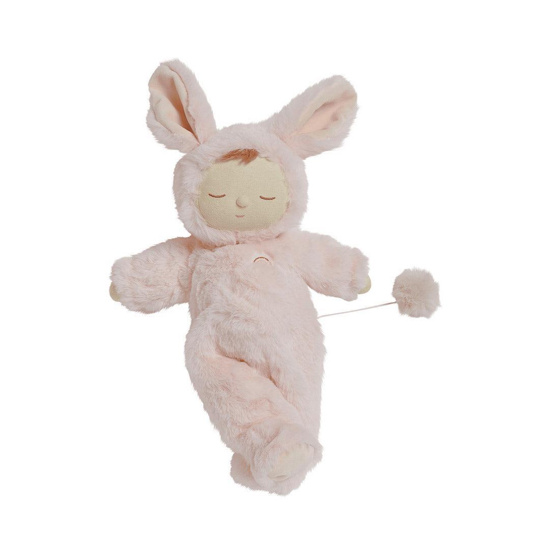 Olli Ella Lullaby Cozy Dinkum - Bunny Moppet - Pink-Dolls-Bunny Moppet- | Natural Baby Shower