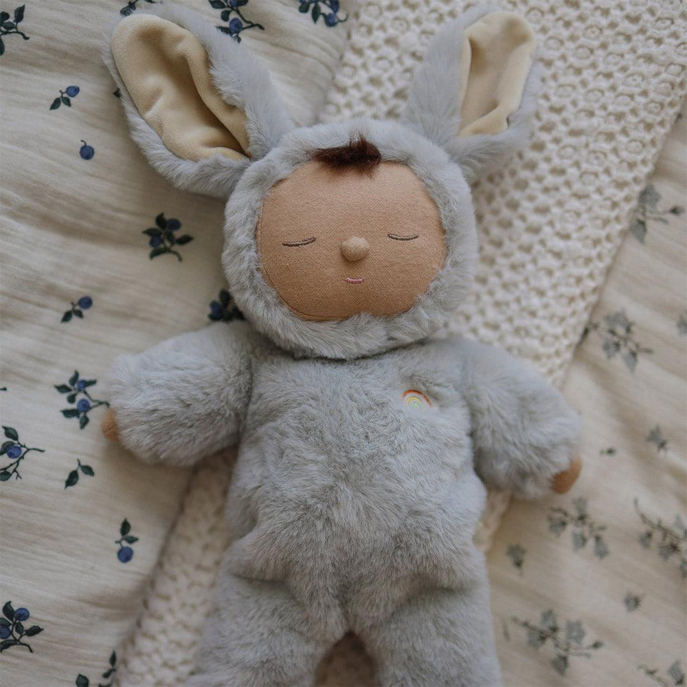 Olli Ella Lullaby Cozy Dinkum - Bunny Pip - Smoke-Dolls-Bunny Pip- | Natural Baby Shower