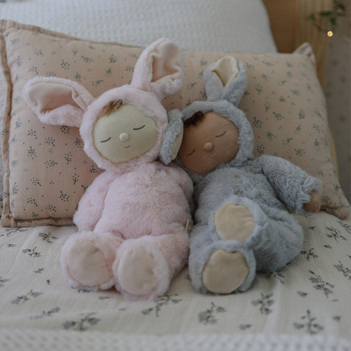 Olli Ella Lullaby Cozy Dinkum - Bunny Pip - Smoke-Dolls-Bunny Pip- | Natural Baby Shower