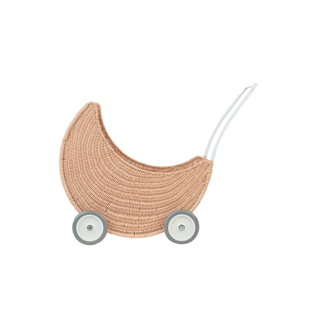 Olli Ella Moon Strolley - Seashell Pink-Dolls Prams-Seashell Pink- | Natural Baby Shower