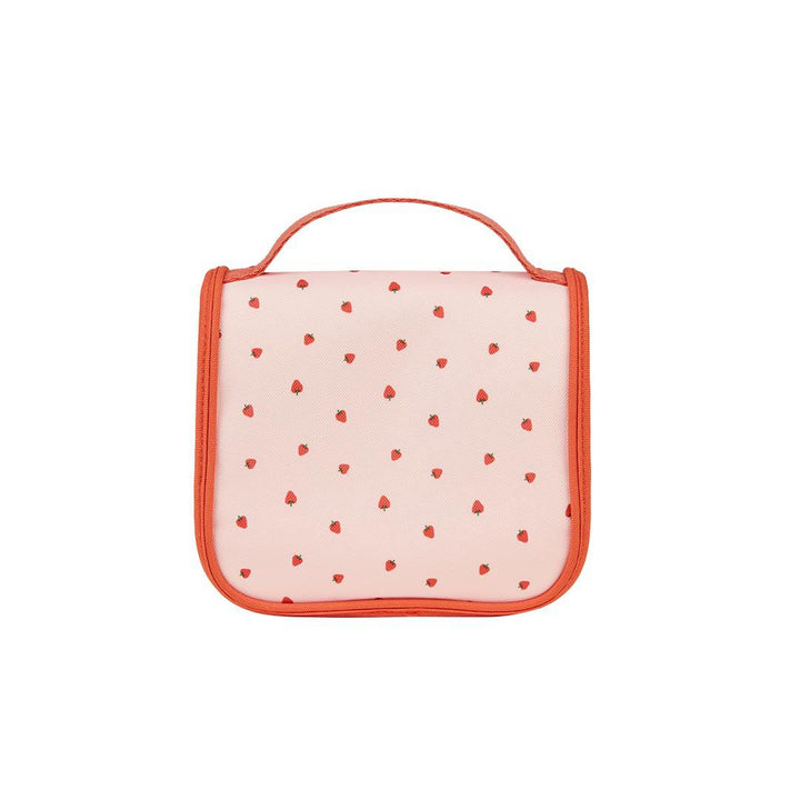 Olli Ella See-Ya Wash Bag - Strawberry-Play Bags + Purses-Strawberry- | Natural Baby Shower