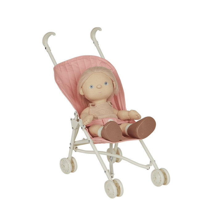 Olli Ella Sollie Stroller - Rose-Dolls Prams-Rose- | Natural Baby Shower